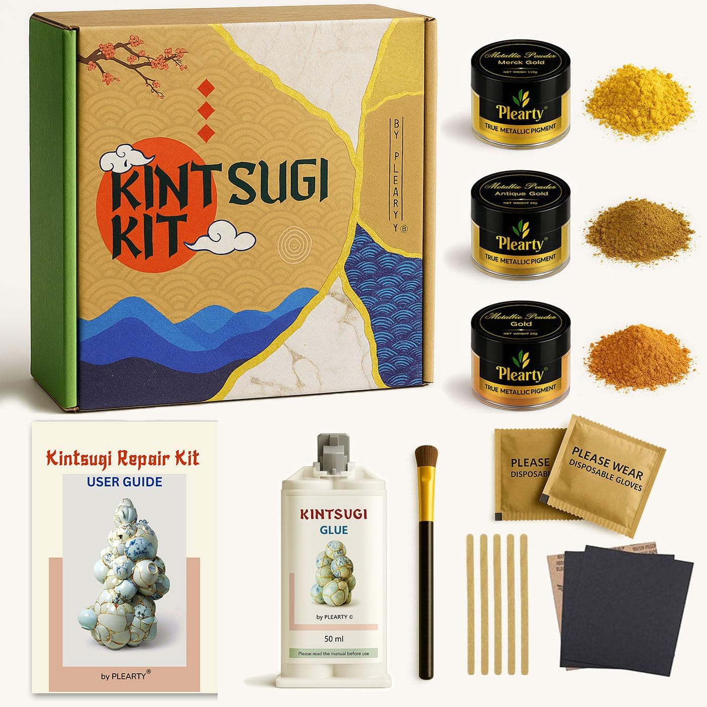 Kintsugi Repair Kit – Traditional Multicolor Edition